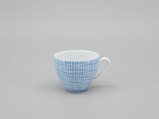 Arzberg 2000 Bastdekor blau Kaffeetasse Obere