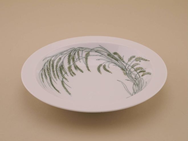 Suppenteller vintage alte Serie Modell Duo mit Dekor Indian Rice von Rosenthal Porzellan