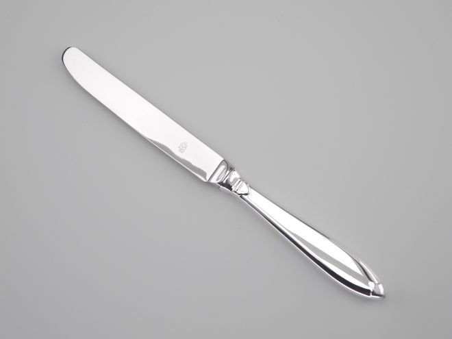 Speisemesser Tafelmesser aus der Serie Anthea 90 Auflage versilbert von BSF