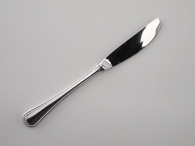 BSF Perlrand 800 Silber Dessertmesser