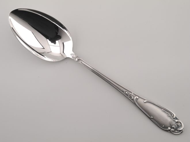 BSF 98 Rokoko Louis XV versilbert Gemüselöffel
