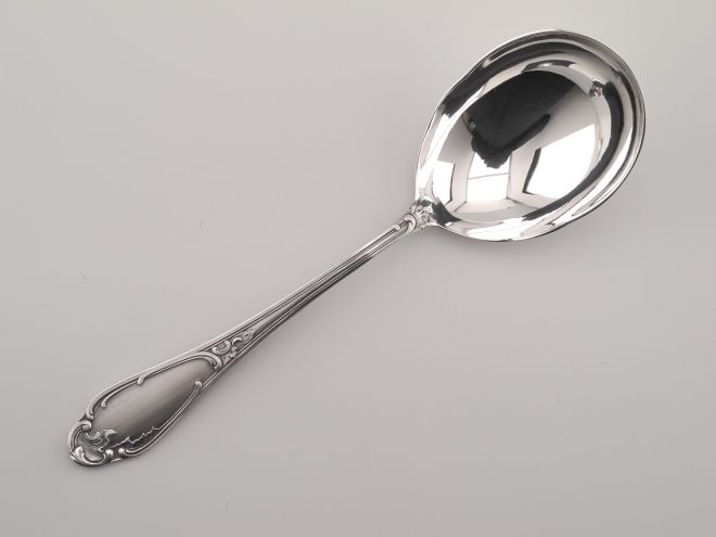 BSF 98 Rokoko Louis XV versilbert Kartoffellöffel