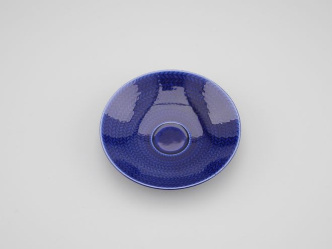 Rörstrand Blue Fire Kaffeetasse Untere blau