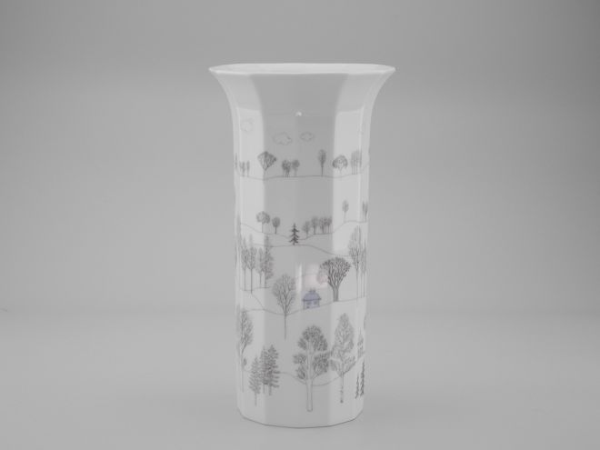 Rosenthal Polygon Winterreise Vase 25cm