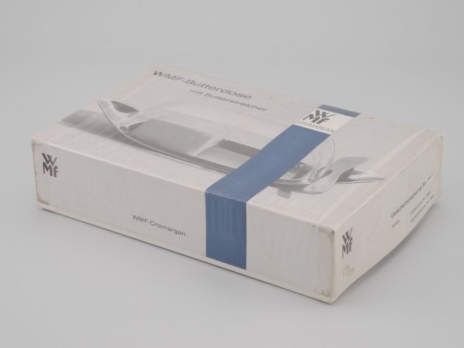 WMF Butterdose Cromargan Wagenfeld OVP