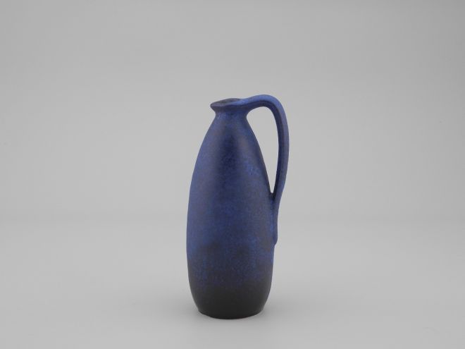 Ruscha 314 Henkelvase Kurt Tschörner blau