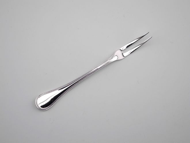 WMF Perlrand neue Version versilbert kleine Fleischgabel