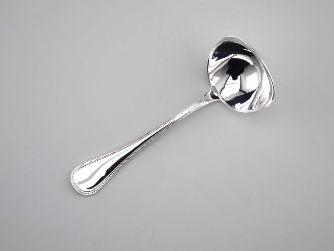 WMF Perlrand neue Version versilbert Sossenkelle