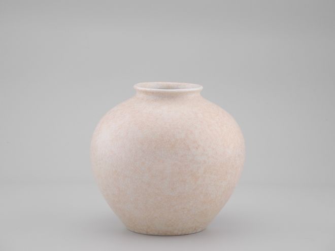 Rosenthal Kunstabteilung Vase Krakelee rot