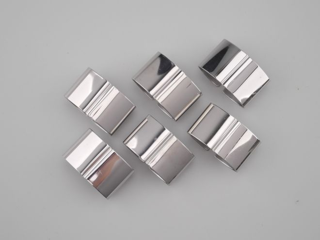WMF Maxim`s de Paris Cromargan 6 Serviettenringe