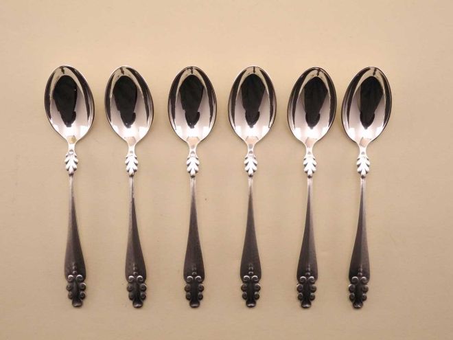 Wilkens Schloss Kronborg 800 Silber Kaffeelöffel Set