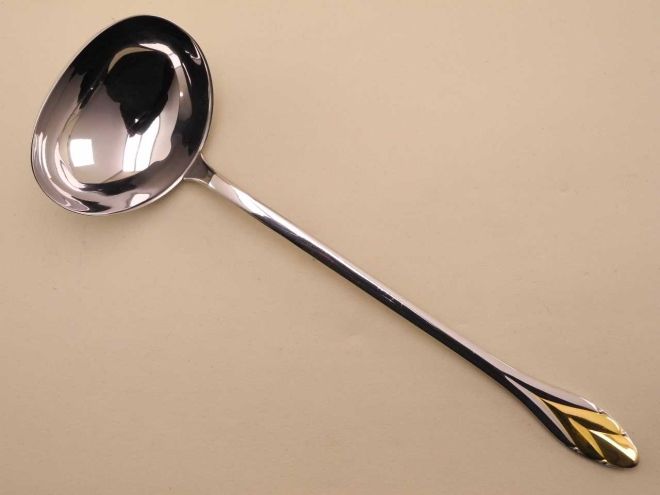 BSF Skyline dekorvergoldet Gold Suppenkelle
