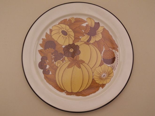 Speiseteller vintage alte Serie Terra Dekor Prato von Rosenthal Keramik