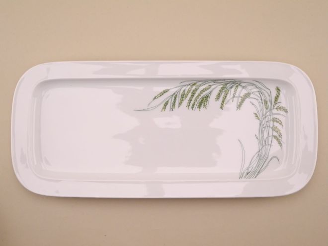 Rosenthal Duo Indian Rice Königskuchenplatte