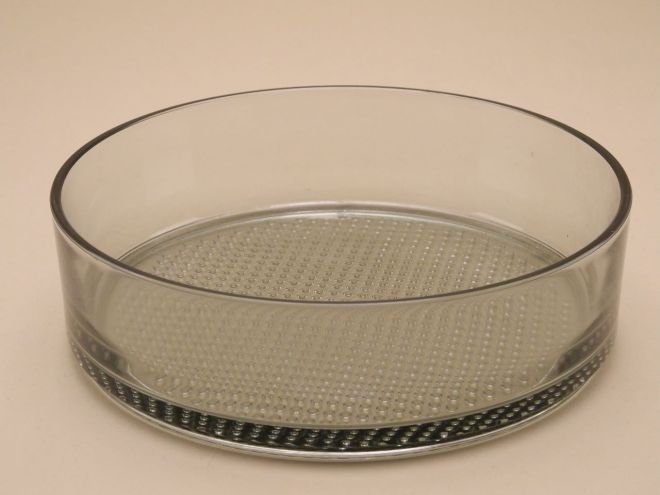 Digsmed Rondell Lazy Susan große Glas Schale Ersatzglas mit Noppen