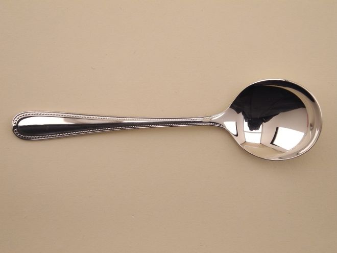 Sahnelöffel Tassenlöffel Cromargan aus der vintage alten Serie Coburg von WMF Besteck