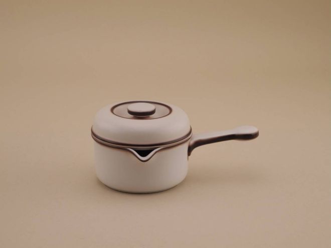 Kasserolle Butterpfännchen flammfest aus der vintage Serie Scandic Shadow von Thomas Porzellan Geschirr