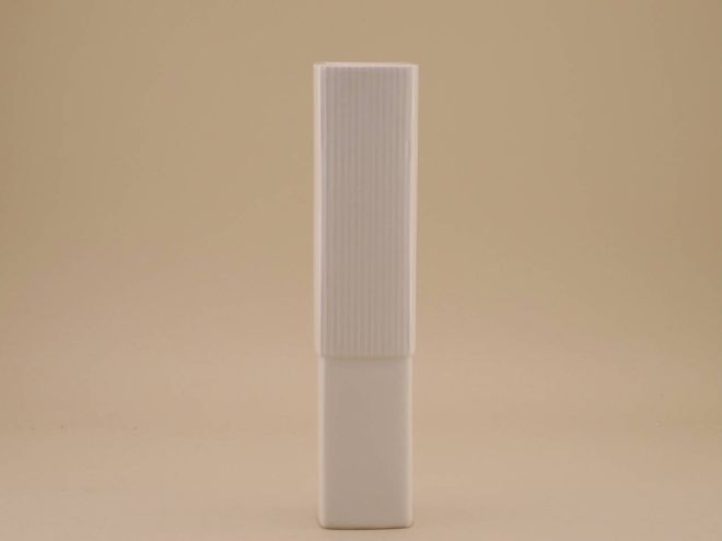 Königliche Porzellanmanufaktur Berlin KPM Pilaster Vase weiss design Hans Theo Baumann