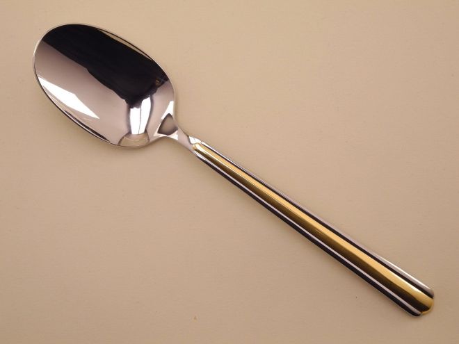 Kaffeelöffel aus der Serie Piazza Dekorvergoldet Gold von BSF