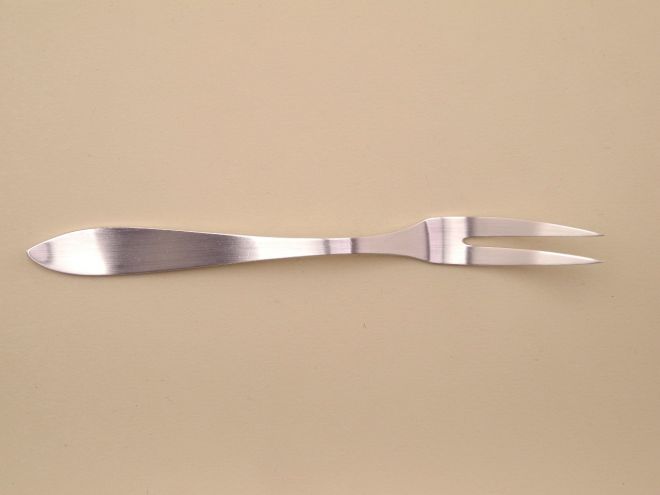 Buttermesser und Käsemesser aus der Serie Orchidee 240 mit 90er Auflage versilbert von Auerhahn
