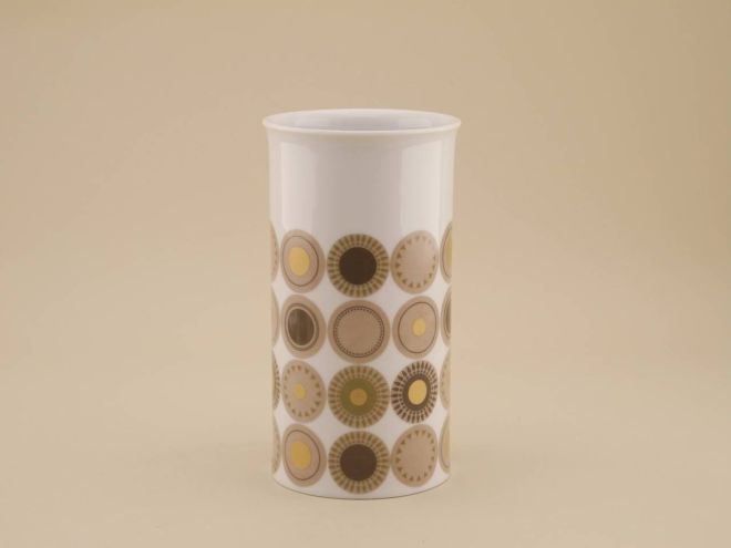 Grase Vase vintage 60er Jahre design Hans Theo Baumann Richard Scharrer alte Serie Medaillon Thomas Porzellan
