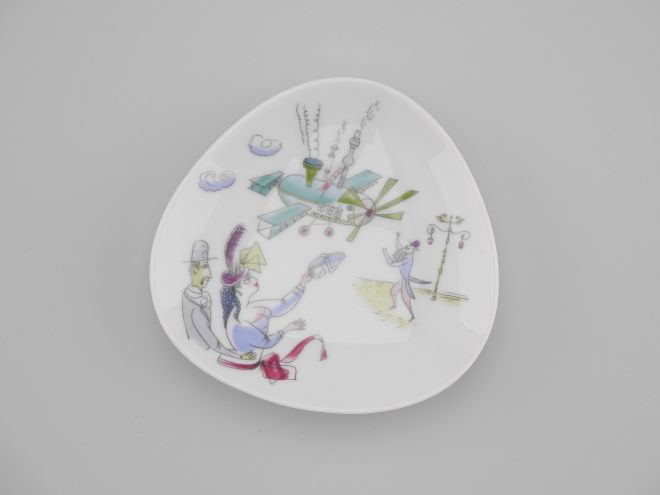 Bele Bachem Zierteller 2131 Rosenthal Abschied