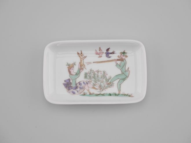Bele Bachem Zierteller 2056 Rosenthal Jäger