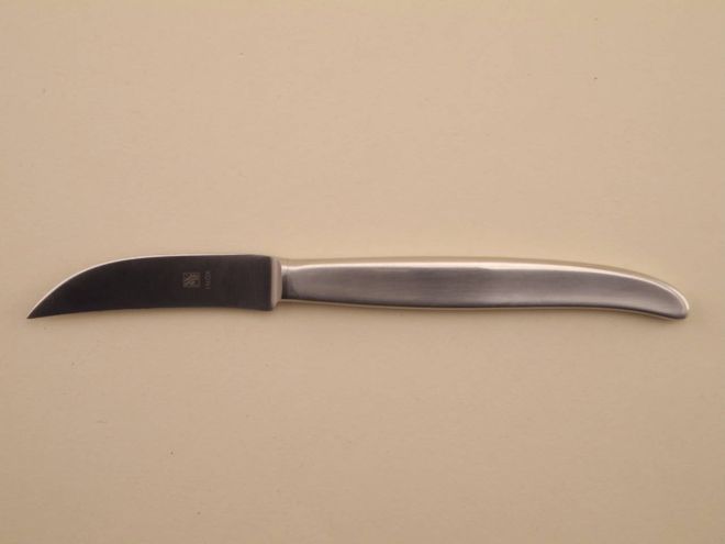 Obstmesser unbenutzt Pistolengriff in Cromargan aus der vintage alte Serie Stockholm von WMF Besteck