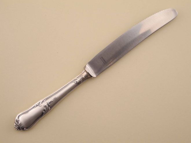 Dessertmesser Vorspeisenmesser 800 Silber vintage alte Serie Rokoko 208 von Auerhahn Bestecke Silberbesteck