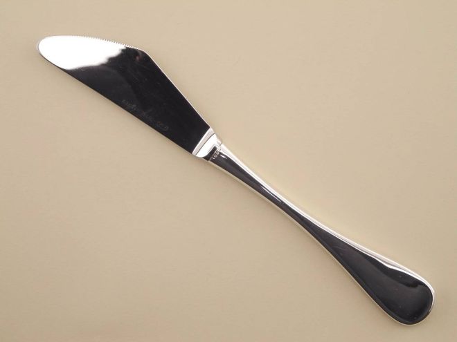 Messer Tafelmesser in 800 massiv Silber vintage alte Serie Silkeborg Scandia von Robbe und Berking R&B Silberbesteck