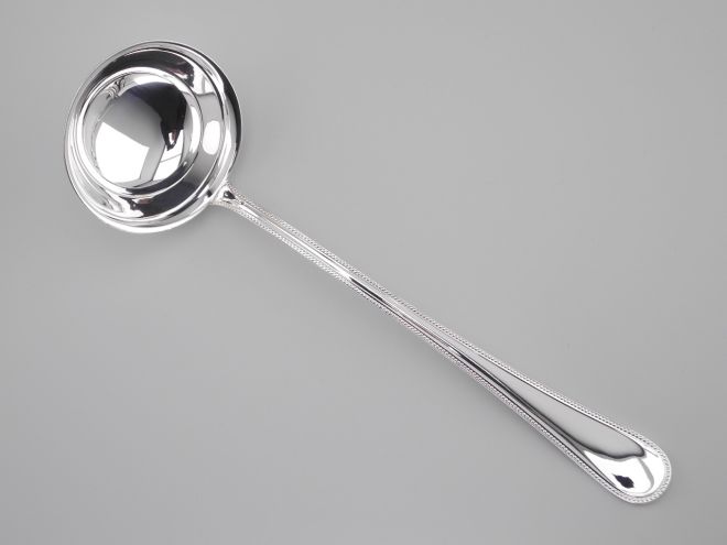Auerhahn Perl 90 versilbert Suppenkelle