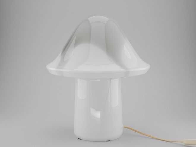 Vintage Pilzlampe Peill & Putzler Glas