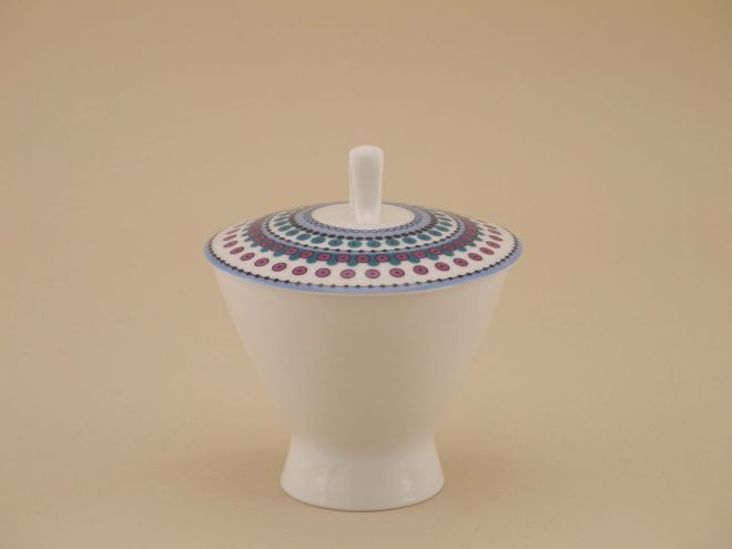 Speiseteller 50er Jahre vintage design Form 2000 Idyll in Gold Dekor Björn Wiinblad Rosenthal Porzellan Geschirr
