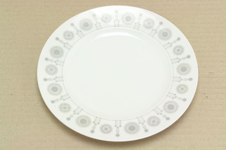 Rosenthal Variation Rosetten grau Kuchenteller