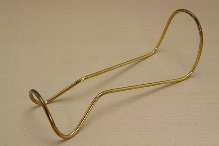Vintage Flaschenhalter Messing 50er