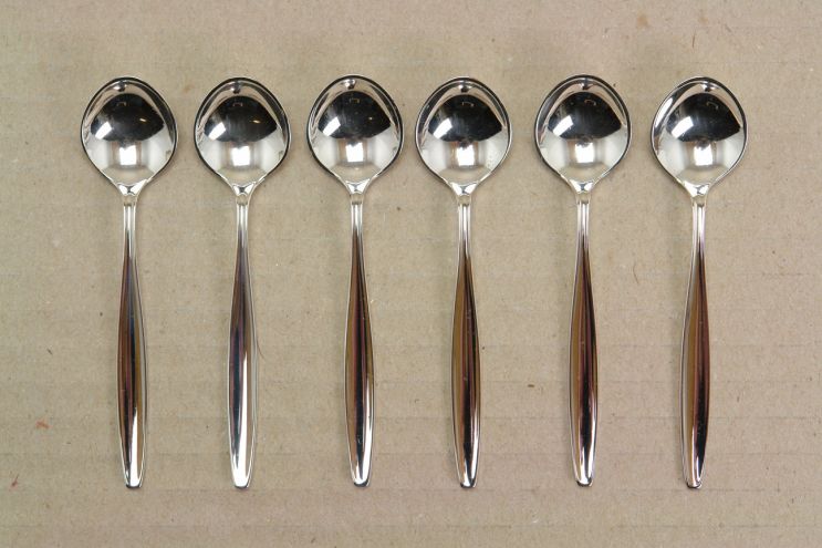 Georg Jensen Cypress 925 Silber Set Mokkalöffel