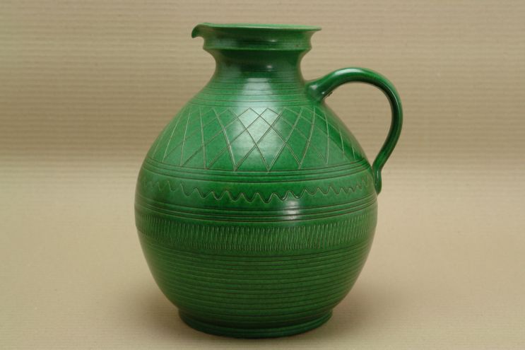 Wilhelm Kagel Große Vase Ritzdekor