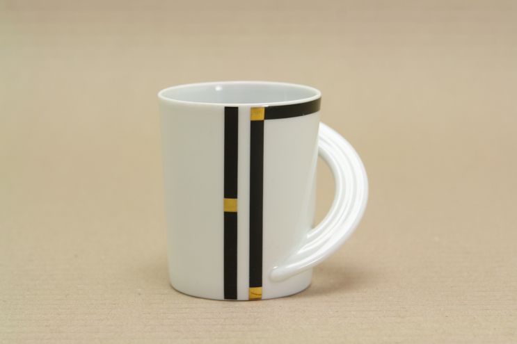 Rosenthal Cupola Nera Mario Bellini Kaffeetasse