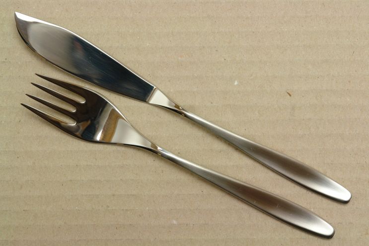 WMF Hamburg cromargan Fischbesteck 1 Person