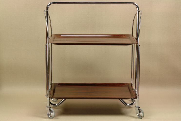 Vintage Dinett Barwagen Palisander 70er Jahre