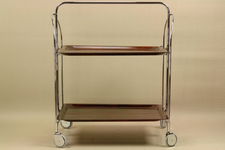 Vintage Dinett Teewagen Palisander 70er Jahre