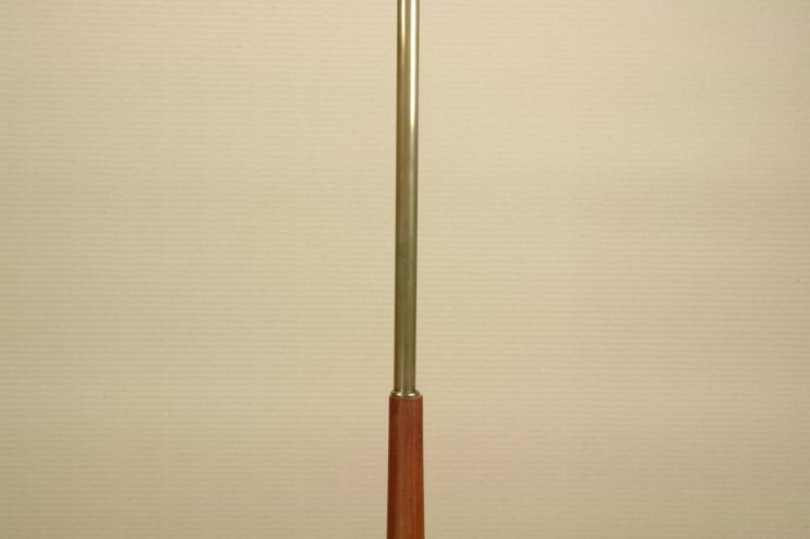 Vintage Teak Stehlampe Messing 60er Jahre