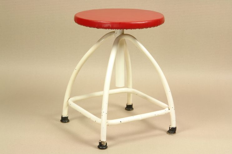 50er Jahre Arztmöbel Hocker industrial design