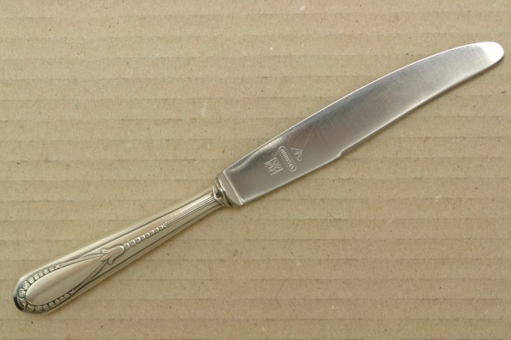 WMF 400 Röschen versilbert Dessertmesser NIR