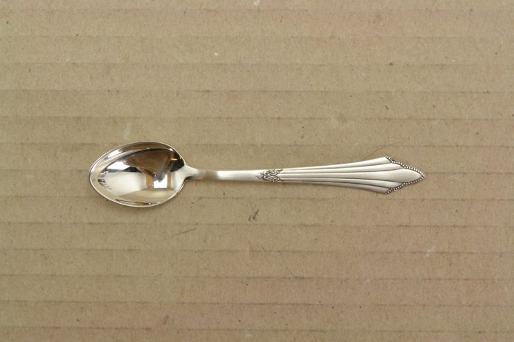 WMF Fächermuster 900 versilbert 90 Mokkalöffel 9,8cm