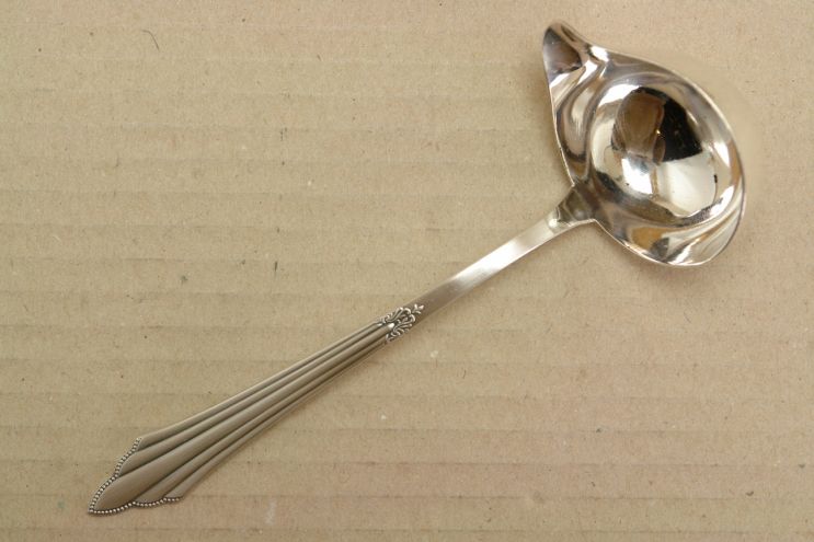 WMF Fächermuster 900 versilbert 90 Saucenkelle aV
