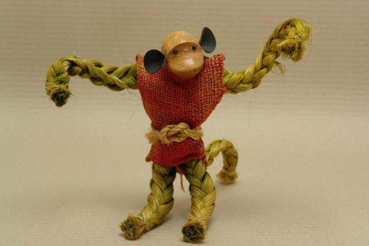 Klammeraffe 60er Jahre Affe Figur Deko