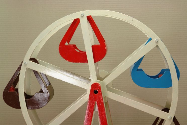 Riesenrad Handarbeit Objekt