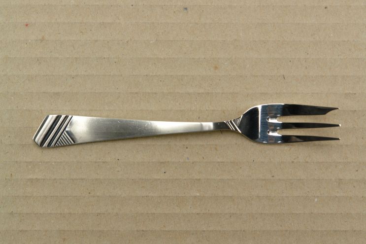 Oka 129 Paris Art Deco versilbert 90 Kuchengabel 13,8cm