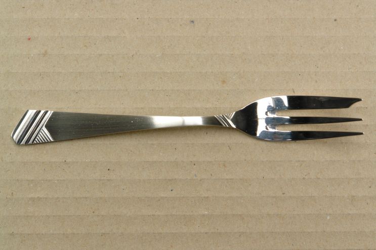 Oka 129 Paris Art Deco versilbert 90 Kuchengabel 15,3cm